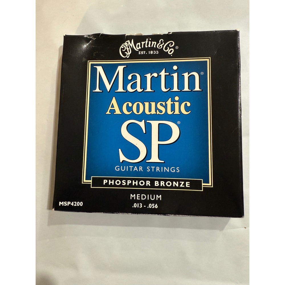 Martin Acoustic SP Guitar Strings MSP4200 Phosphor Bronze Medium .013-.056